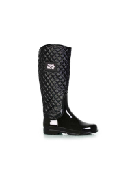 Ladies boots textile and rubber MG-83R1-black