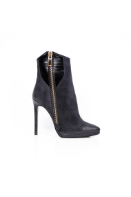 Ladies boots black leatherT1-300-07-2