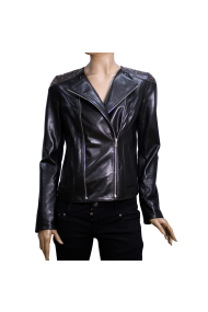 Ladies jacket made of leather BZ-479 black