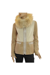 Ladies leather jacket K959 