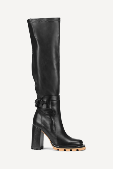 Ladies leather boots ADL-006-24
