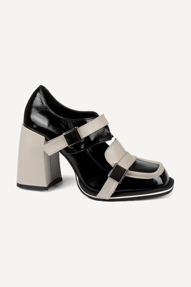 Ladies patent leather shoes ADL-8450-24