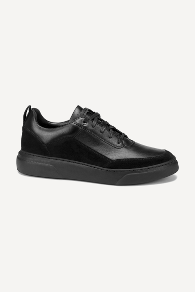 Mens sport leather and suede shoes DC-3382