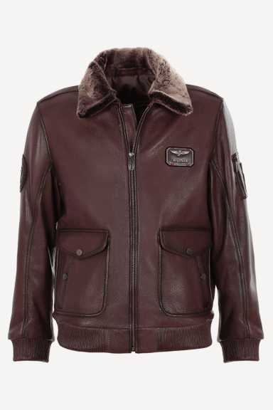 Men's leather jacket ENV-3422
