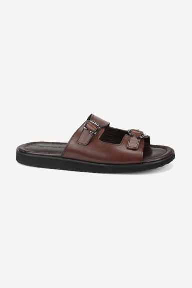 Mens leather slippers ETR-1130