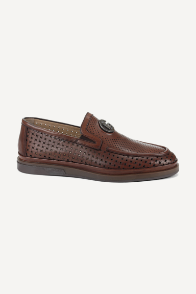 Mens leather moccasins ETR-18036