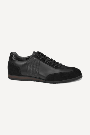 Спортни обувки от кожа и велур ETR-9613