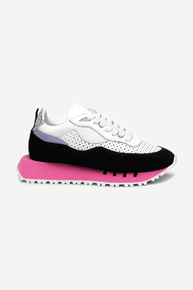 Ladies leather and suede sport shoes ILV-23-0277