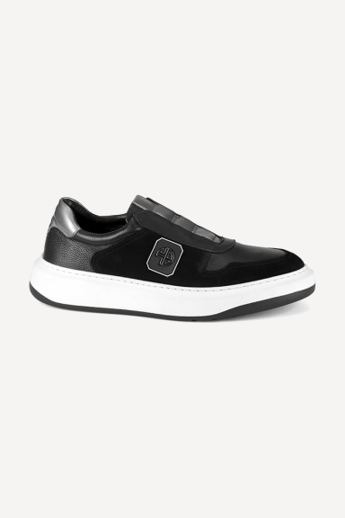 Leather and suede sports shoes MGZ-281-25621