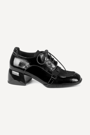 Ladies patent leather and suede shoes MGZ-90-6019