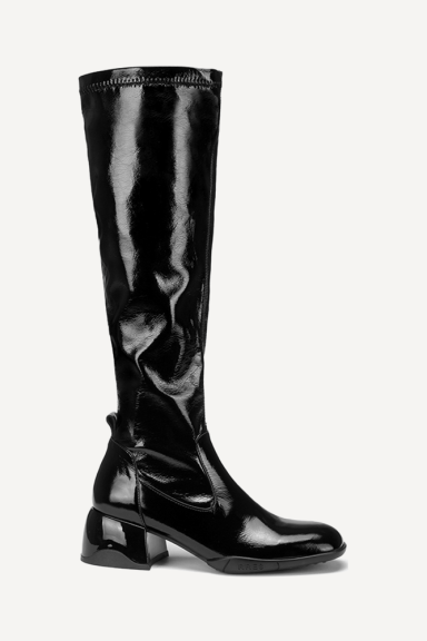 Ladies patent leather boots MGZ-90-6029