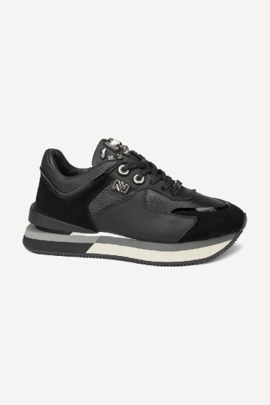Спортни обувки от кожа и велур NSR-6195