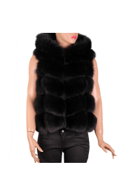 Дамски елек от естествена кожа CK-0116/1-MDN