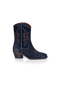 Дамски боти от естествен велур ETR-6268