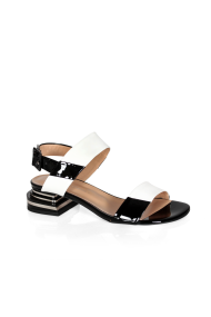 Дамски сандали от естествен лак ILV-2533-20