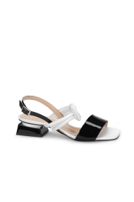 Дамски сандали от естествена кожа и лак ADL-2353-22