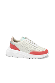 Дамски спортни обувки от естествена кожа и велур ALP-0134