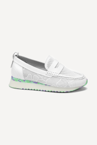 Кожени мокасини с перфорация ALP-0150