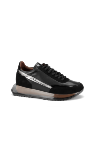 Дамски спортни обувки от естествена кожа и велур ALP-21010