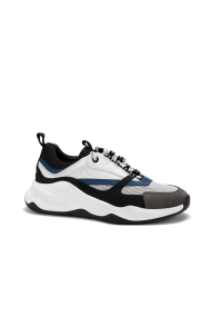 Мъжки обувки от естествена кожа и набук BRC-37106