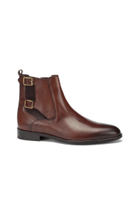 Мъжки боти от естествена кожа BRC-88153