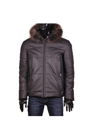 Мъжко яке от матирана кожа BZ-0927