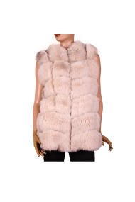 Дамски елек от естествена кожа CK-0116-MDN