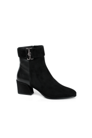 Дамски боти от естествена кожа и велур CP-4456