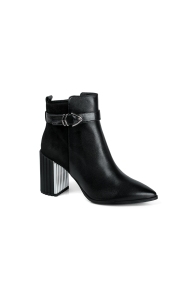 Дамски боти от естествена кожа и велур CP-4475