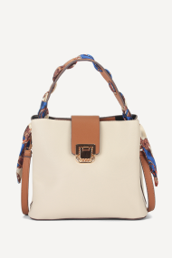 Чанта от еко кожа DS-6357-бежов