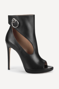 Кожени обувки с висок ток и платформа DV-245-04