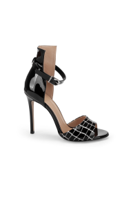 Дамски сандали от естествен лак DV-709-135