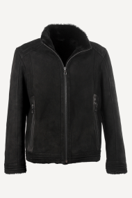 Кожено яке с агнешки кожух ENV-3438