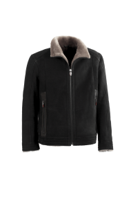 Mъжко яке от естествена кожа ENV-3438