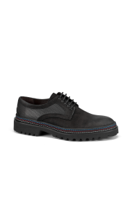 Мъжки обувки от естествен набук и кожа ETR-17627