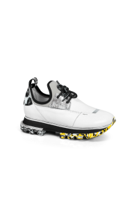 Дамски спортни обувки от естествена кожа и стреч ILV-2052-2