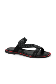 Дамски чехли от естествен велур ILV-2132-20