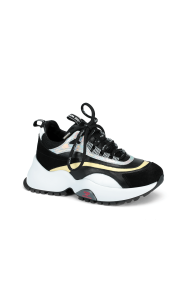 Дамски спортни обувки от естествен кожа и велур ILV-4790