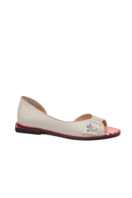 Дамски обувки от естествена кожа ILV-6142