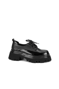 Дамски обувки от естествена кожа и лак ILV-6638