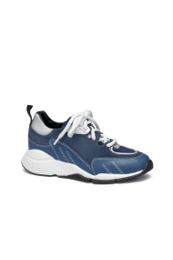 Дамски спортни обувки от естествена кожа и велур ILV-82