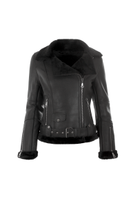 Дамско яке от естествена кожа ING-011