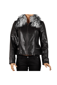 Дамско яке от естествена кожа ING-1840/1