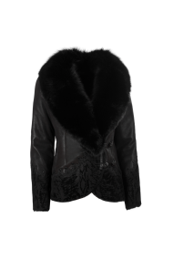 Дамско яке от естествена кожа ING-2065