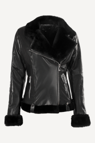 Кожено яке с яка от тосканска лисица ING-2101