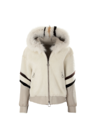 Дамско яке от естествена кожа ING-2204