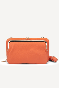 Дамско портмоне от еко кожа KB-26816-оранжев