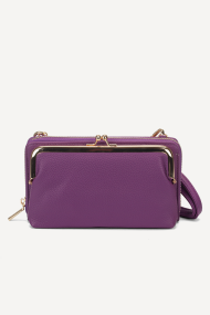 Дамско портмоне от еко кожа KB-26816-лилав