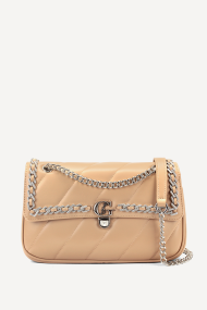 Чанта от еко кожа KB-27139-бежов