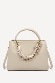 Чанта от еко кожа KB-27291-бежов